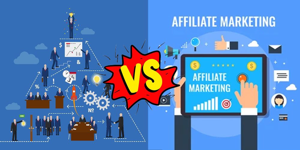 is affiliate marketing a pyramid scheme